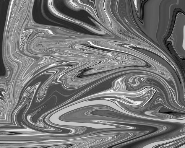 Gray fluid art marbling paint textured background