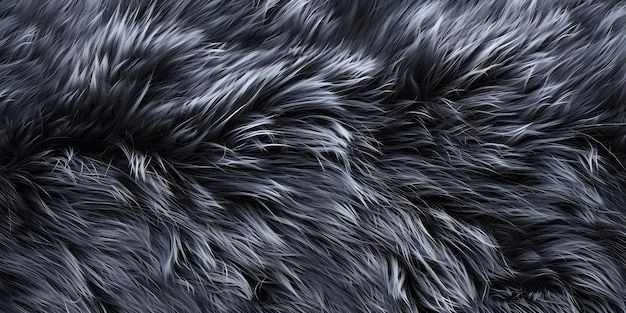 Photo gray fur texture background