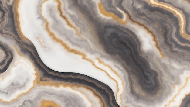 Gray and golden Glitter Agate texture background