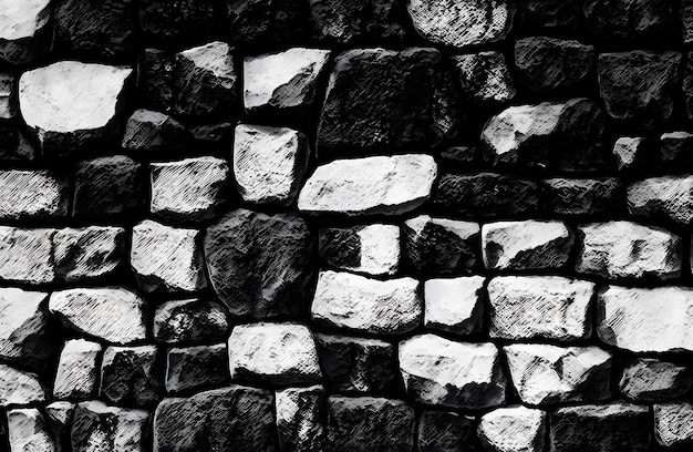 Gray grunge banner Abstract stone background The texture of the stone wall Closeup