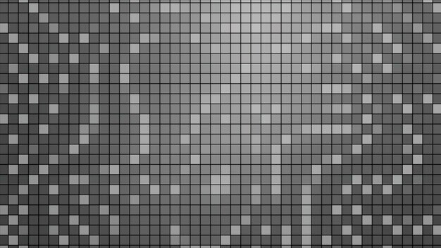 Photo gray little squares motion bright bright little squares flashing with different colors in animation