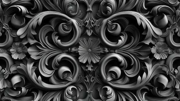 Gray pattern background