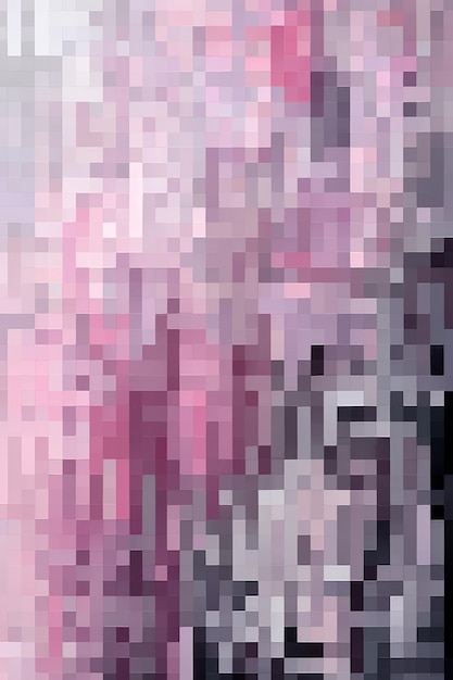 A and Gray pixel pattern artwork in the style of abstractioncreation striped compositions intuitive abstraction light magenta and dark gray grid ar 23 Job ID 64c22d14e8184ca98466ad17afe6677b