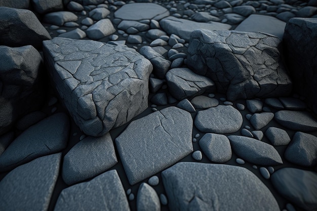 Gray Stone background Illustration AI Generative