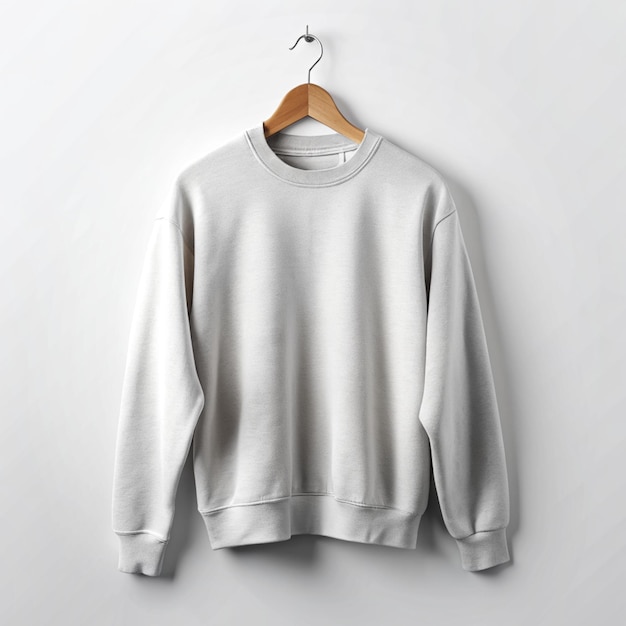 A gray sweater mockup