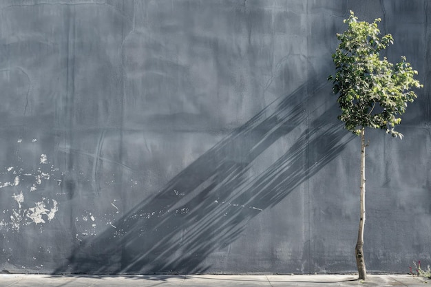 Photo gray wall with white markings