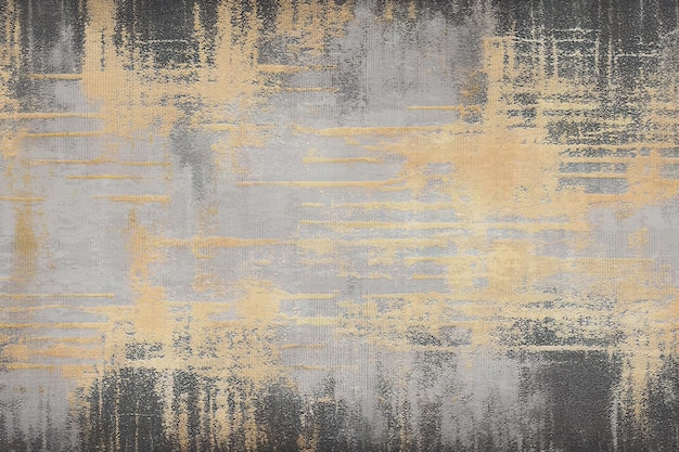 A gray and yellow background with a black and white pattern.