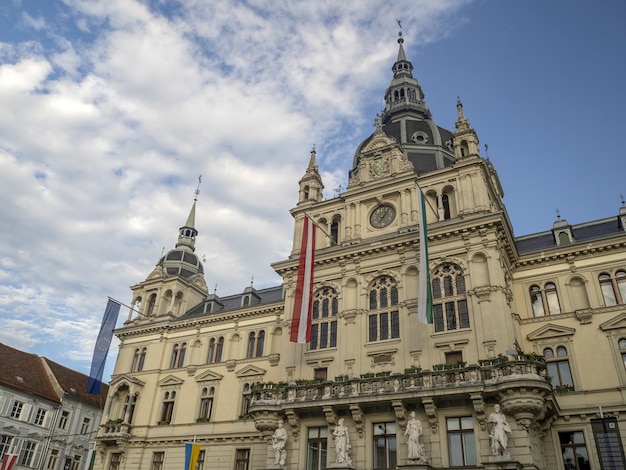 Graz Austria historical city hall view