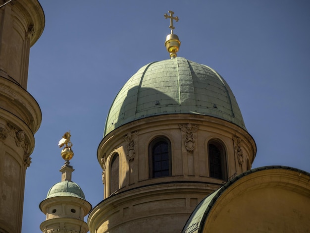 Graz Austria historical dome cathedral church view