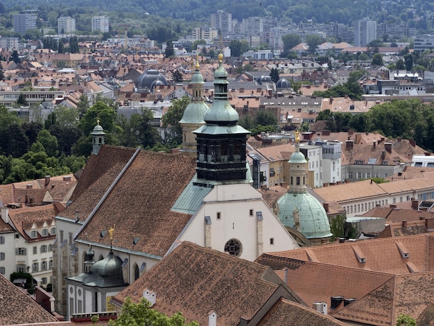 Graz austria roofs details tiles