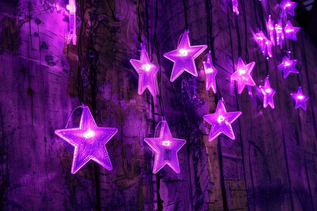 Great background with purple stars