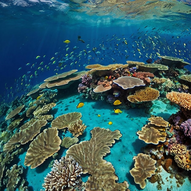 The Great Barrier Reef is the worlds largest coral reef system composed of over 2900 individual reefs and 900 islands stretching