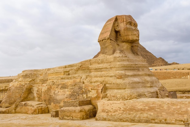 The great Sphinx in Giza plateau Cairo Egypt