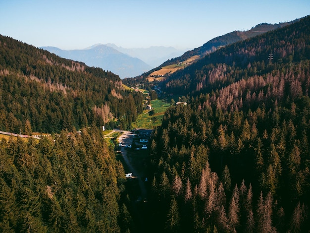 A great view on italian mountains