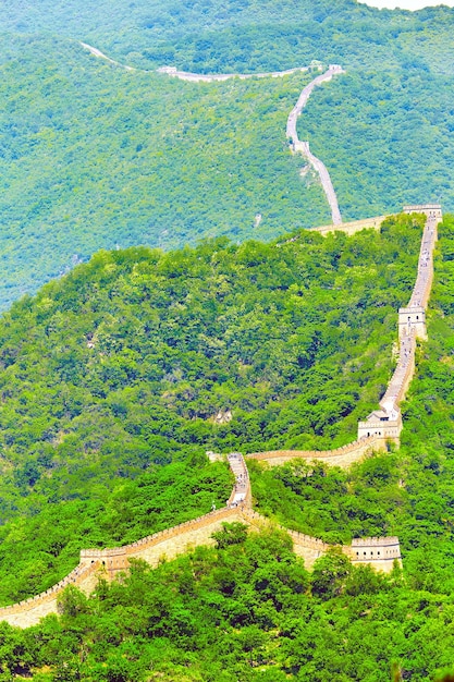 Great Wall of China section Mitianyu Suburbs of Beijing