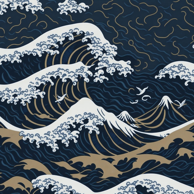 The great wave of kanagawa