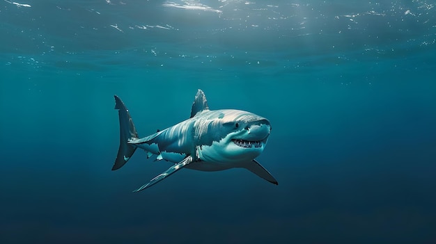 Great White Shark Underwater