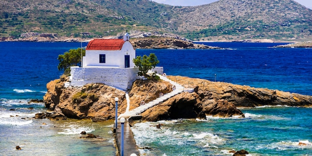 Greece Leros island in Dodecanese Agios Isidoros church