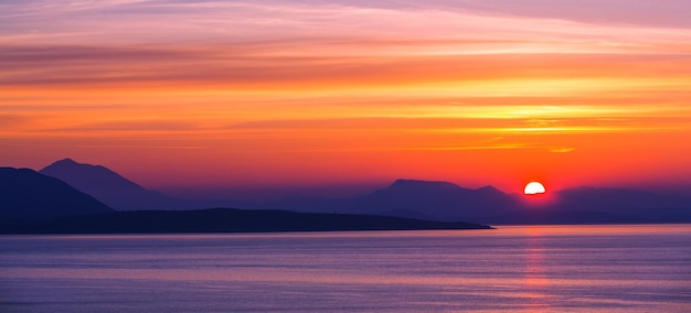 Greece sunset