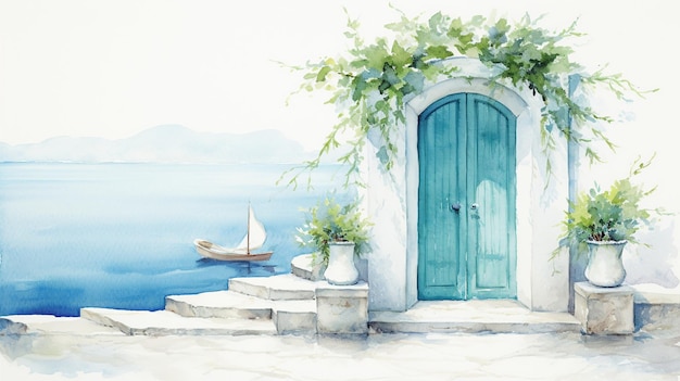 Greek Island Simplicity Mediterranean Relaxation