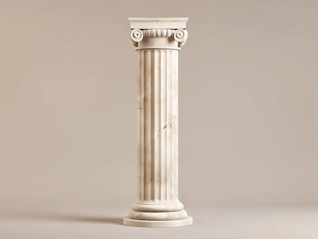 Greek and Romanian column ionian columns