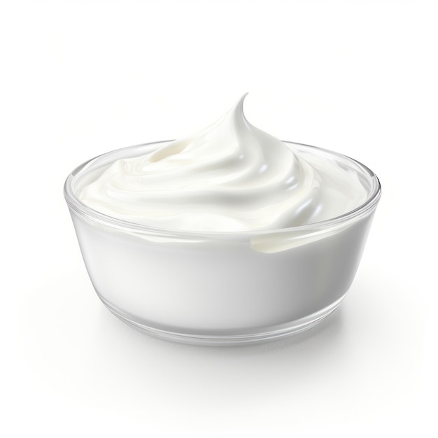 Greek yogurt dessert cream white