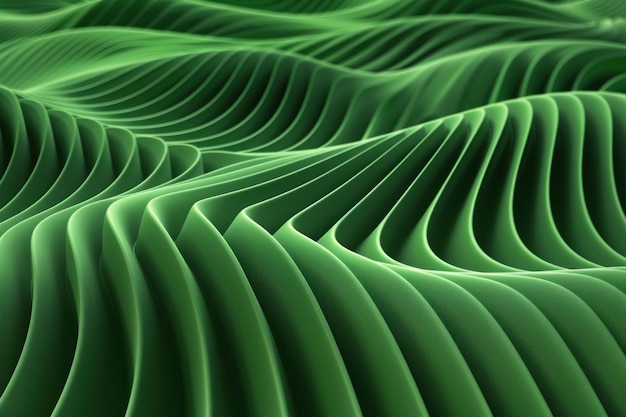 Green 3d Waves Background design web site