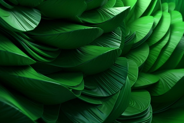 Green abstract background generative ai