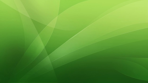 Green abstract background with line and gradient