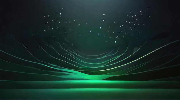 green abstract for banner