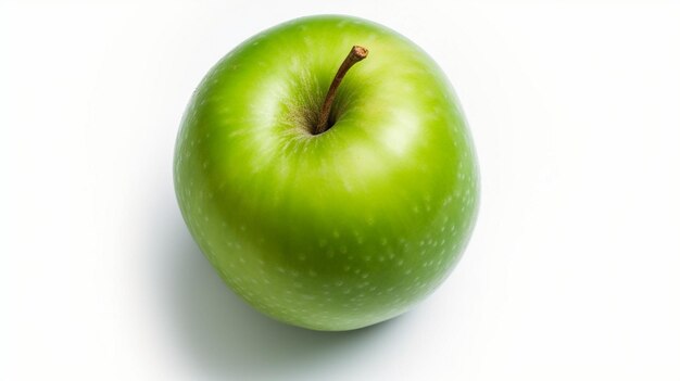 green apple isolated on white