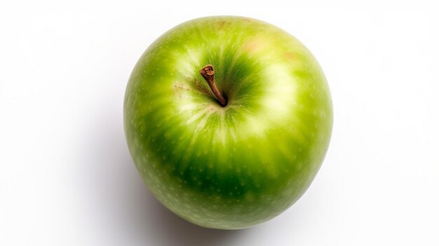 green apple isolated on white