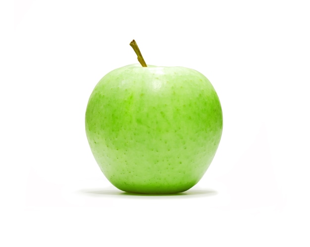 Green apple isolated on white