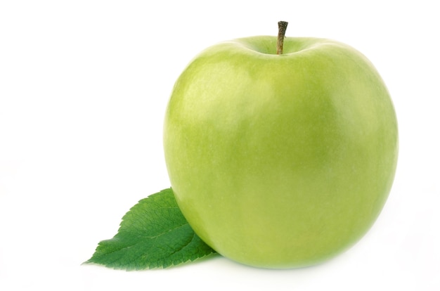 Green Apple isolated on a white