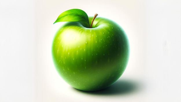 Green Apple Photo Showcasing Natures Beauty Garden Fresh