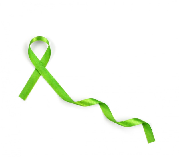 Green Awareness Symbolic Ribbon