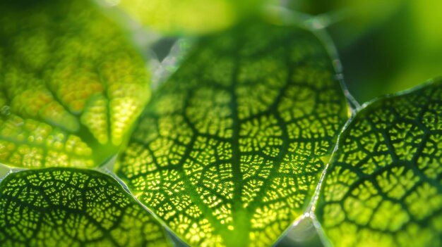 green background of plant cells