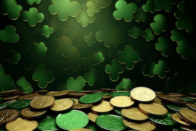 green background Saint Patricks Day