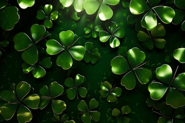 green background Saint Patricks Day