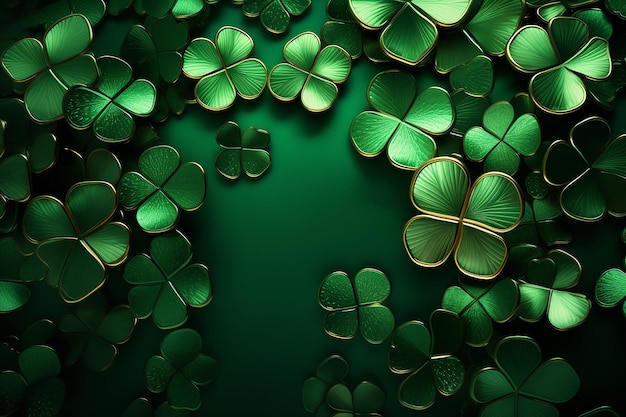 green background Saint Patricks Day