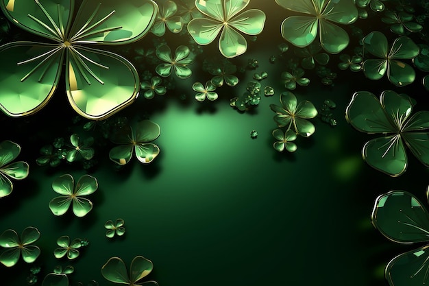 green background Saint Patricks Day