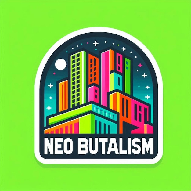 a green background with a picture of a building with the word quot nerd quot on it