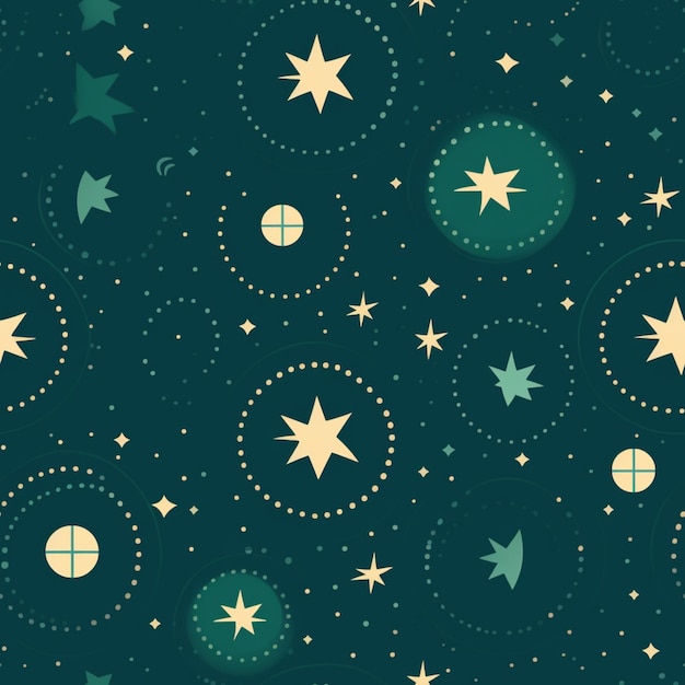 A green background with stars and the words " star " on it.