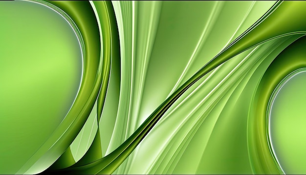 Green background with a swirly design