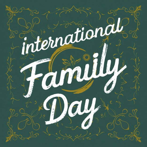 a green background with a text that says international people day