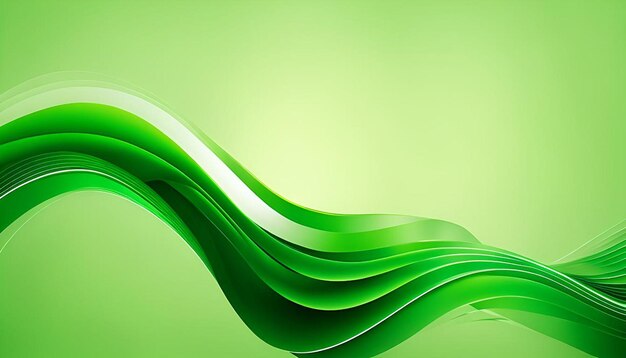 Green background with wavy lines