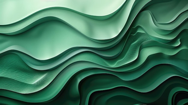 a green background with a wavy pattern in the middle