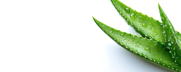 a green bean is on a white surface with the drops of water