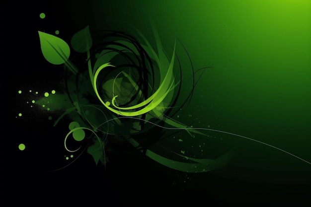 A green and black background with a green background and the words " green " on it.