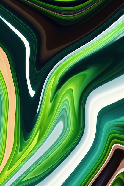 Green and blue background with a pattern of green and orange colors.